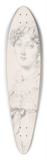 Jean Auguste Dominique Ingres - Lady Mary Cavendish-Bentinck 39.3 inch art pintail longboard deck
