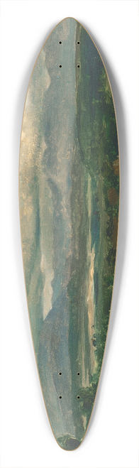 Jean-Baptiste-Camille Corot - Civita Castellana 39.3 inch art pintail longboard deck
