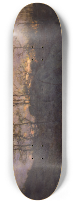 Charles H. Davis - Edge of the Forest, Twilight 8.25 inch art skate deck