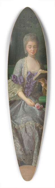 Jean-Baptiste Charpentier - Portrait of Marie Thrse Louise of Savoy, Princesse de Lamballe (1749-1792) 39.3 inch art pintail longboard deck