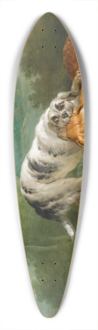Jean-Baptiste Oudry - The Dog Carriynghis Dinner To His Master 39.3 inch art pintail longboard deck