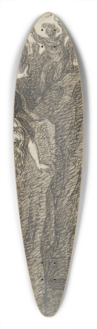 Jean-Baptiste Regnault - Perimele Thrown off a Cliff by Her FatherHippodamas 39.3 inch art pintail longboard deck