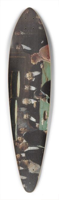 Jean Braud - La salle de jeu 39.3 inch art pintail longboard deck