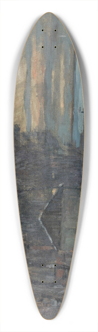 Jean Constant Pape - Canal de lOurcq en hiver 39.3 inch art pintail longboard deck