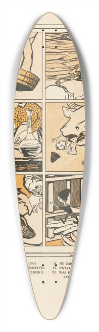 Jean de Bosschre - The keg moved as if it had legs 39.3 inch art pintail longboard deck