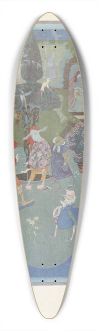 Jean de Bosschre - What else can I do I asked Chanticleer 39.3 inch art pintail longboard deck