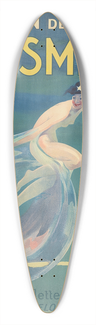 Jean d'Ylen - Erasmic 39.3 inch art pintail longboard deck