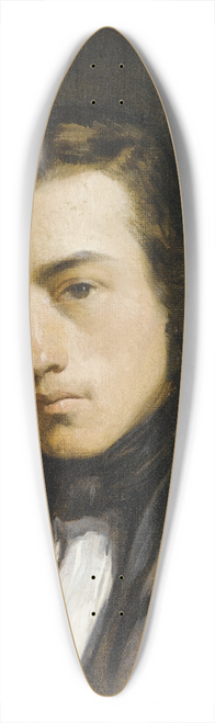 Jean-Franois Millet - Portrait De Jeune Homme (Portrait Of A Young Man) 39.3 inch art pintail longboard deck