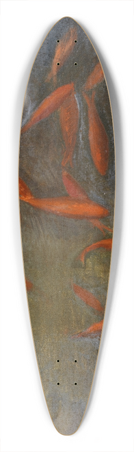 Jean Hippolyte Marchand - Goldfish 39.3 inch art pintail longboard deck