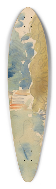 Jean Hippolyte Marchand - Maison de Campagne 39.3 inch art pintail longboard deck
