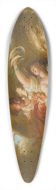 Jean-Honor Fragonard - Dans Les Bls 39.3 inch art pintail longboard deck