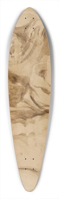 Jean-Honor Fragonard - The Incredulity of Saint Thomas 39.3 inch art pintail longboard deck