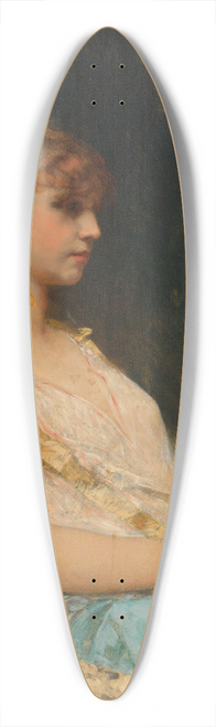 Jean-Joseph-Benjamin Constant - LOrientale au Tambour 39.3 inch art pintail longboard deck