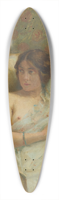 Jean Joseph Weerts - Le lever du matin 39.3 inch art pintail longboard deck