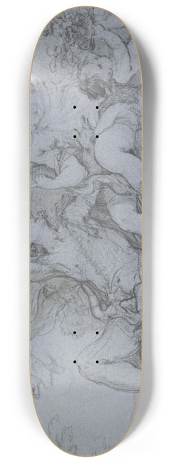 Charles-Joseph Natoire - Bacchus and Ariadne 8.25 inch art skate deck