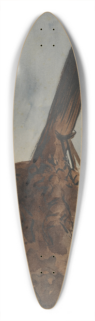 Jean-Louis Forain - Pose dun observatoire par des camoufleurs 39.3 inch art pintail longboard deck