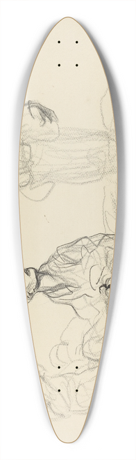 Jean-Louis Forain - Soldiers Preparing a Meal 39.3 inch art pintail longboard deck