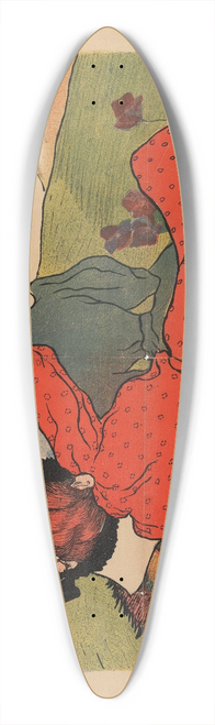 Jean Pesk - LEstampe et laffiche 39.3 inch art pintail longboard deck