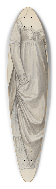 Jean Peszel - Quaker Dress 39.3 inch art pintail longboard deck