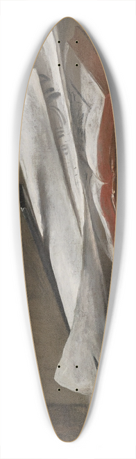 Jean Simon Chardin - Attributes of the Architect 39.3 inch art pintail longboard deck