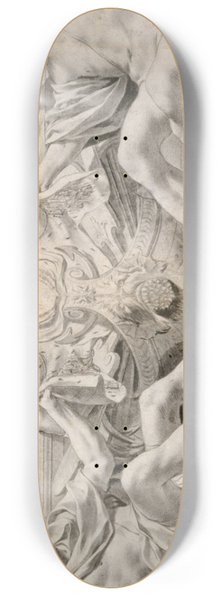 Charles Le Brun - Allegory in Honor of Cardinal Richelieu 8.25 inch art skate deck