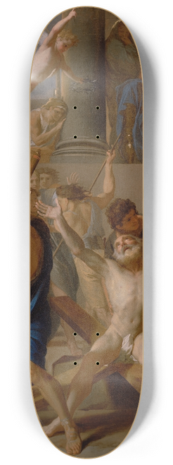 Charles Le Brun - The Martyrdom of Saint Andrew 8.25 inch art skate deck Charles Le Brun - The Martyrdom of Saint Andrew 8.25 inch art skate deck
