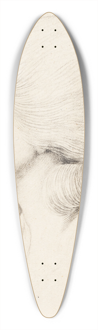 Jens Juel - Skuespillerinden Mme. Frydendahl, fdt Mller. Profil mod venstre 39.3 inch art pintail longboard deck