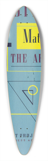 Jerome Henry Rothstein - Exhibition Materials for the artist 39.3 inch art pintail longboard deck