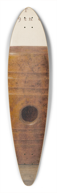 J. Herman McCollum - Spirit Flask 39.3 inch art pintail longboard deck