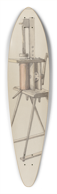 J. Howard Iams - Sausage Stuffer 39.3 inch art pintail longboard deck
