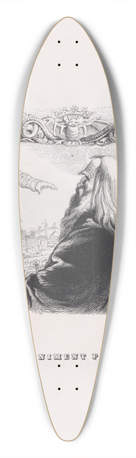 J. J. Grandville - Infinitely Small 39.3 inch art pintail longboard deck