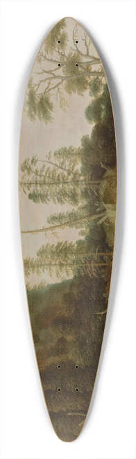 Joachim Govertsz Camphuysen - A rocky landscape with Venus and Adonis 39.3 inch art pintail longboard deck