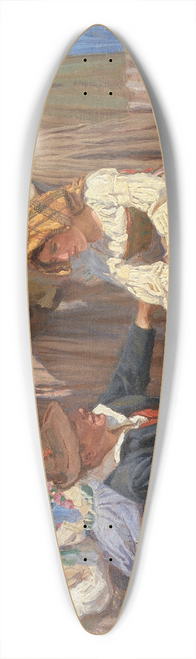 Joakim Skovgaard - Marked i Sora 39.3 inch art pintail longboard deck
