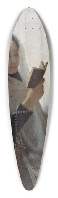 Joan Llimona - Reading 39.3 inch art pintail longboard deck