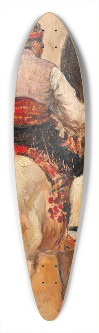 Joaqun Agrasot - Un Picador En Un Caballo Gris 39.3 inch art pintail longboard deck