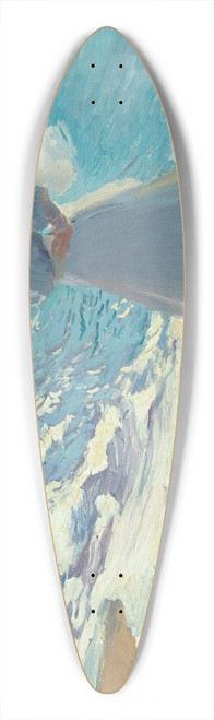 Joaqun Sorolla - Mara on the Beach at Biarritz or Contre-jour 39.3 inch art pintail longboard deck