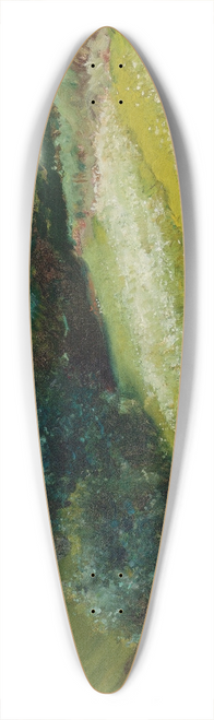 Joaqun Sorolla - Prado De Asturias, San Esteban De Pravia (Field In Asturias, San Esteban De Pravia) 39.3 inch art pintail longboard deck