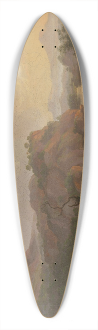 Johan Christian Dahl - Nordic Landscape with a dead Tree 39.3 inch art pintail longboard deck