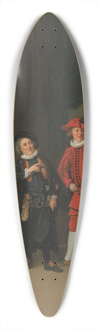 Johan Joseph Zoffany - Garrick with Burton and Palmer in The Alchymist 39.3 inch art pintail longboard deck