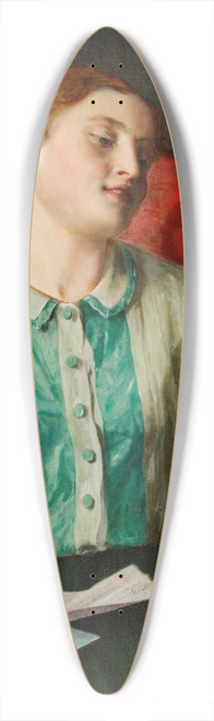 Johann Baptist Reiter - Der Liebesbrief 39.3 inch art pintail longboard deck