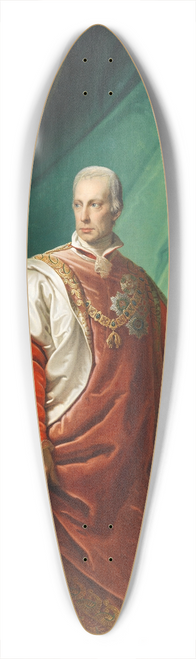 Johann Baptist von Lampi the Younger - Portrt des Kaisers Franz II. (I.) 39.3 inch art pintail longboard deck