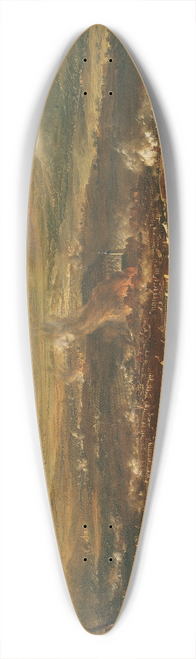 Johann Christian Brand - Die Schlacht bei Hochkirch 39.3 inch art pintail longboard deck
