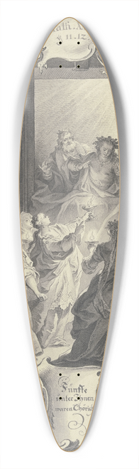 Johann Esaias Nilson - Der Brutigam und die fnf trichten Jungfrauen 39.3 inch art pintail longboard deck