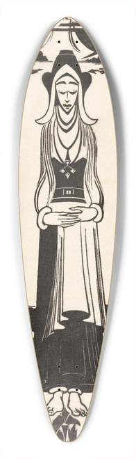 Johannes Frederik Engelbert ten Klooster - Een gesprek 39.3 inch art pintail longboard deck