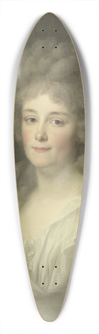 Johann Friedrich August Tischbein - Portrait of Johanna Ferdinanda van Collen, Wife of Salomon Rendorp 39.3 inch art pintail longboard deck