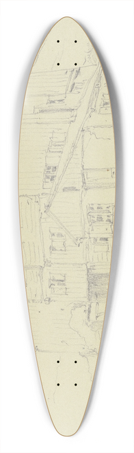 Johann Friedrich Hoff - Schmiede in Tiefenbach im Allgu 39.3 inch art pintail longboard deck