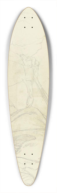 Johann Friedrich Overbeck - Der Sohn des Knstlers Alfons 39.3 inch art pintail longboard deck