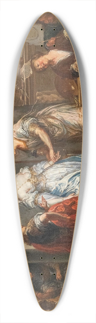 Johann Georg Platzer - Alexander berlsst Kampaspe dem Maler Apelles 39.3 inch art pintail longboard deck