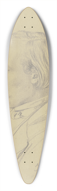 Johann Heinrich Hasselhorst - Portrait of Mr Koch 39.3 inch art pintail longboard deck