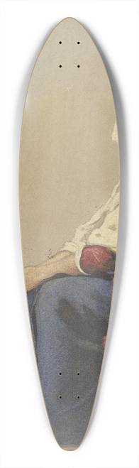 Johann Heinrich Hasselhorst - Studie einer jungen sitzenden Italienerin 39.3 inch art pintail longboard deck